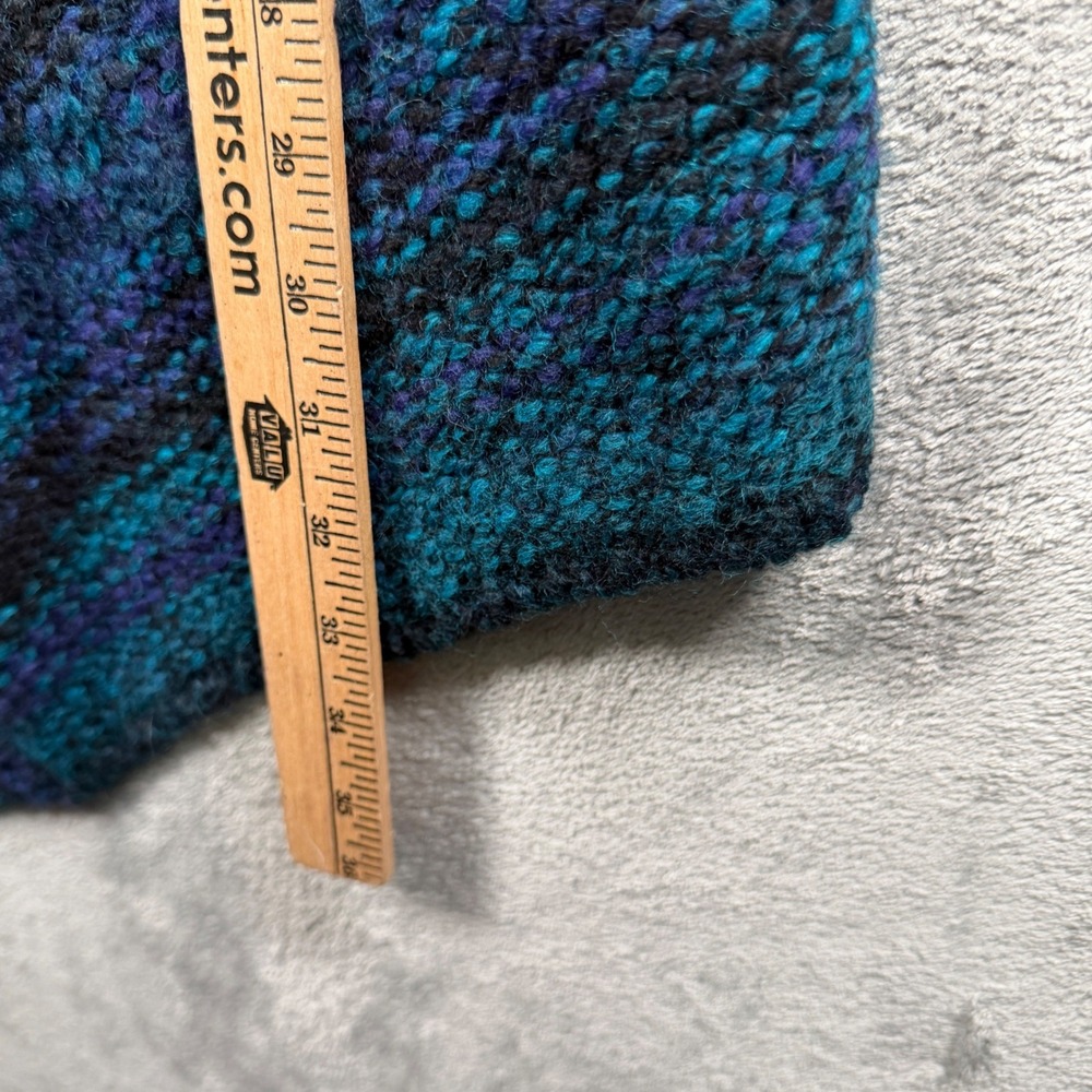 Vince Blue Green Marled Open Cardigan Vest XXS Draped Quiet Luxury Layering - Picture 8 of 9